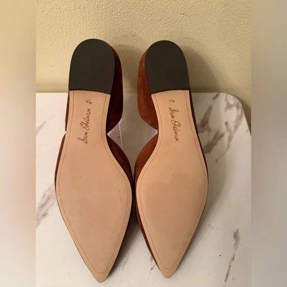 Sam Edelman Rodney d’Orsay Flat, Brown Suede, Size 9-1/2, NWOB - Picture 8 of 10